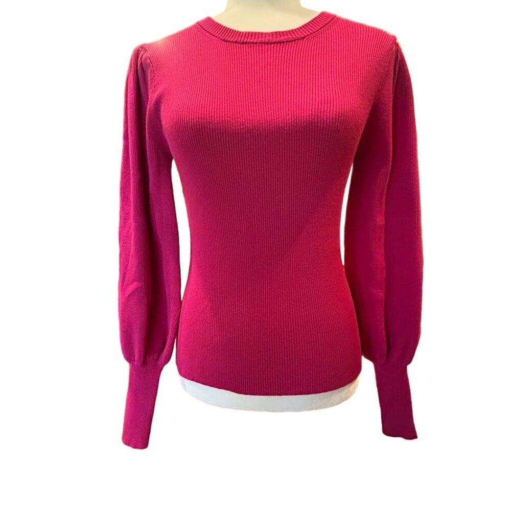 Love Tree Women's‎ XL Ribbed Knit Pullover Sweater Pink